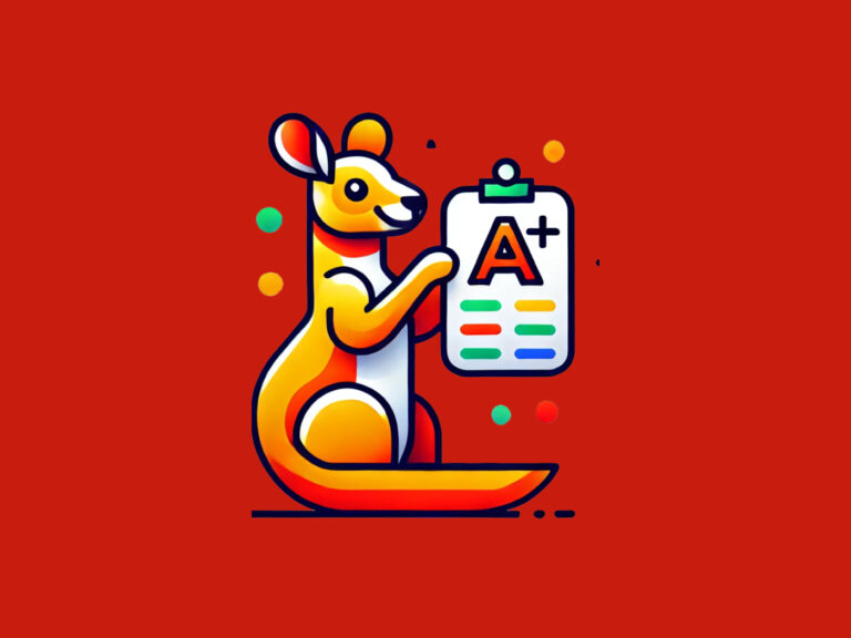 Polarnotes | Ai Note Taker For Students &Amp; Teachers 13 Kangaroo ai holding up ai grading a+ result from chatgpt