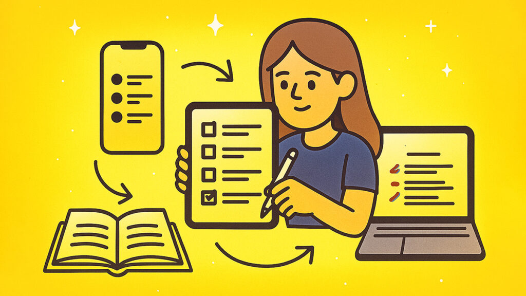 Student using chatgpt to create an outline for her essay to get started