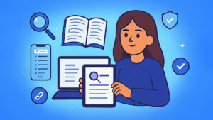 Student performing deep research with chatgpt