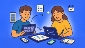 Students converting lecture presenations into organized notes with chatgpt and gemini