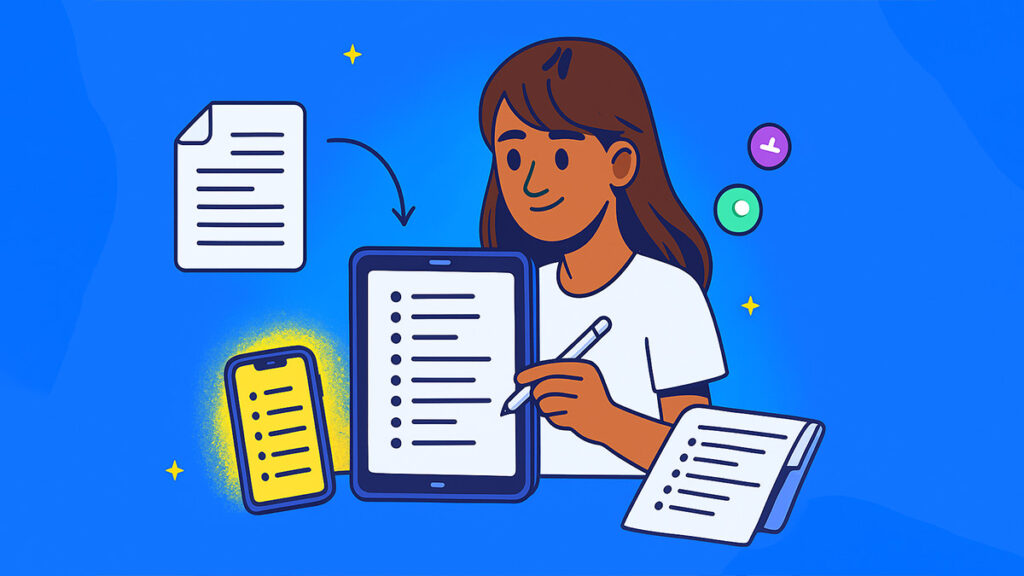 Student converting research papers to notes with chatgpt ai