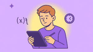 Student working on reflection paper with the help of ai