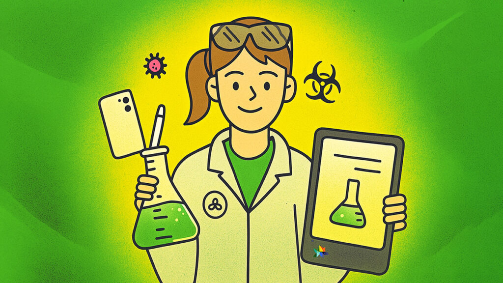 Science student happy that she used ai to help her with her science project